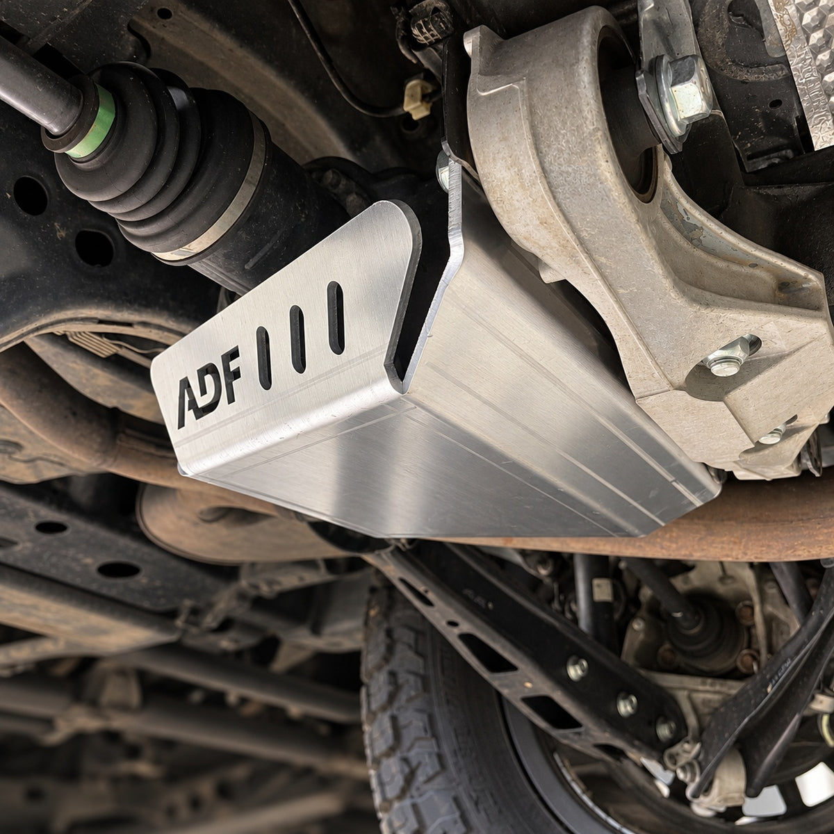 1 Bolt ADF Rear Differential Skid Plate