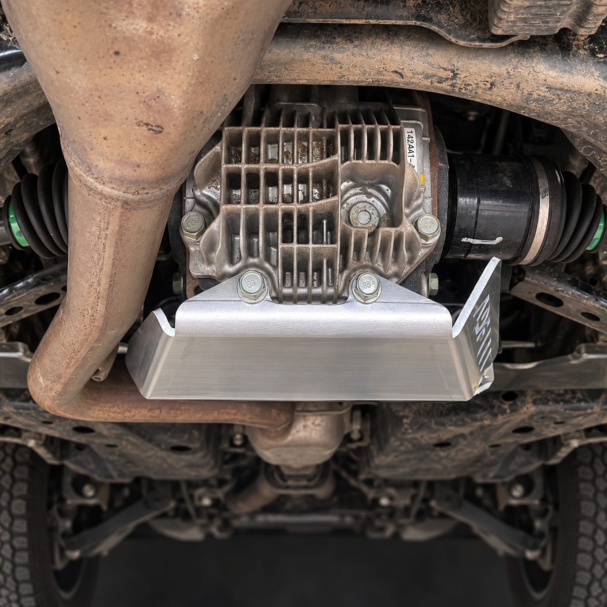 1 Bolt ADF Rear Differential Skid Plate