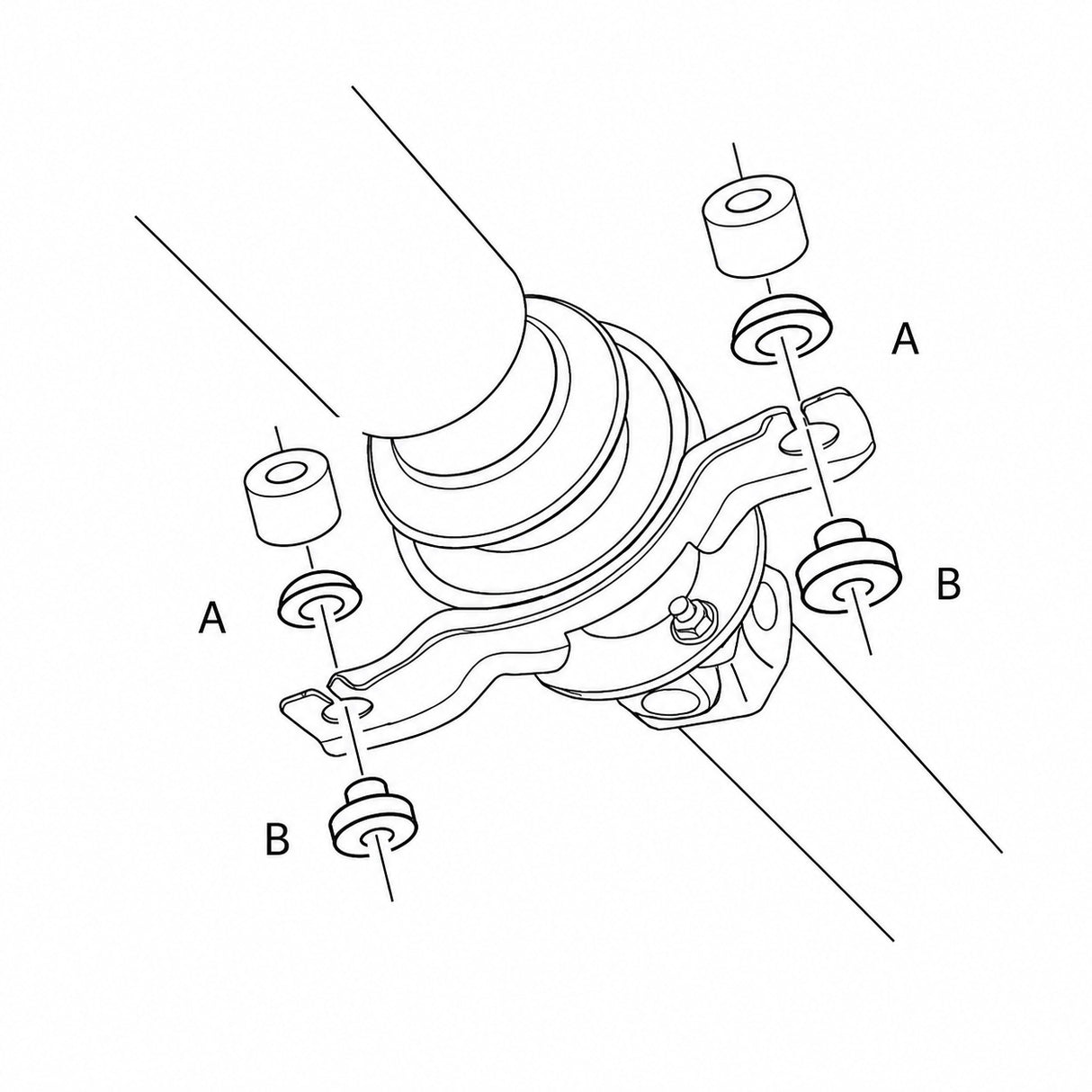 3/4" Carrier Bearing Spacer