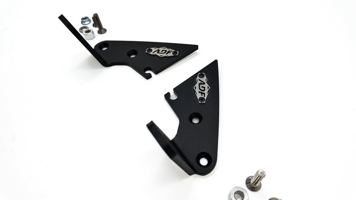 2020-2025 Subaru Outback & Wilderness' off-road performance with improved visibility during low-light conditions using our ADF Ditch Light Mounting Brackets.