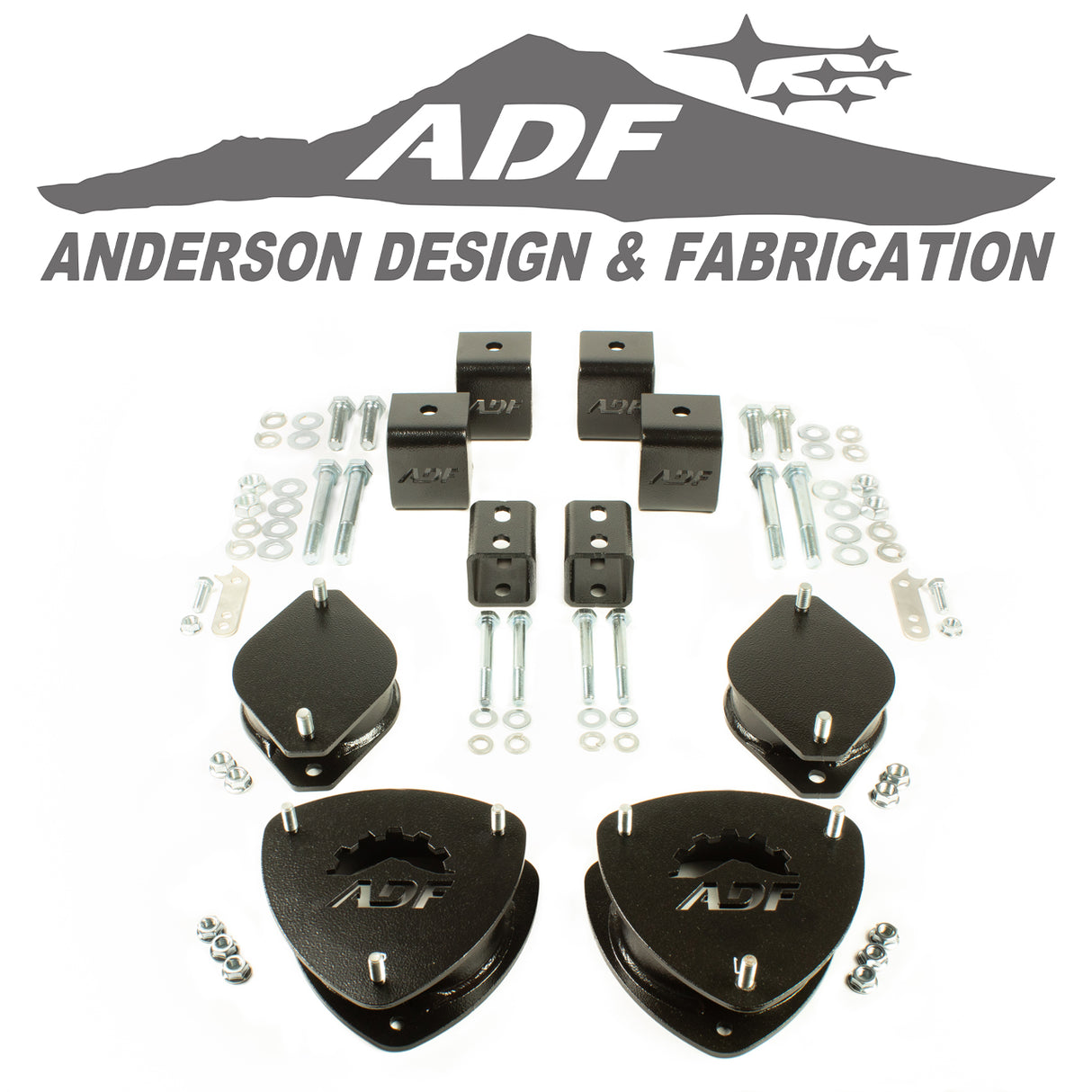 2009-2013 Subaru Forester 2" Strut Spacers W/ Multi Link Spacers