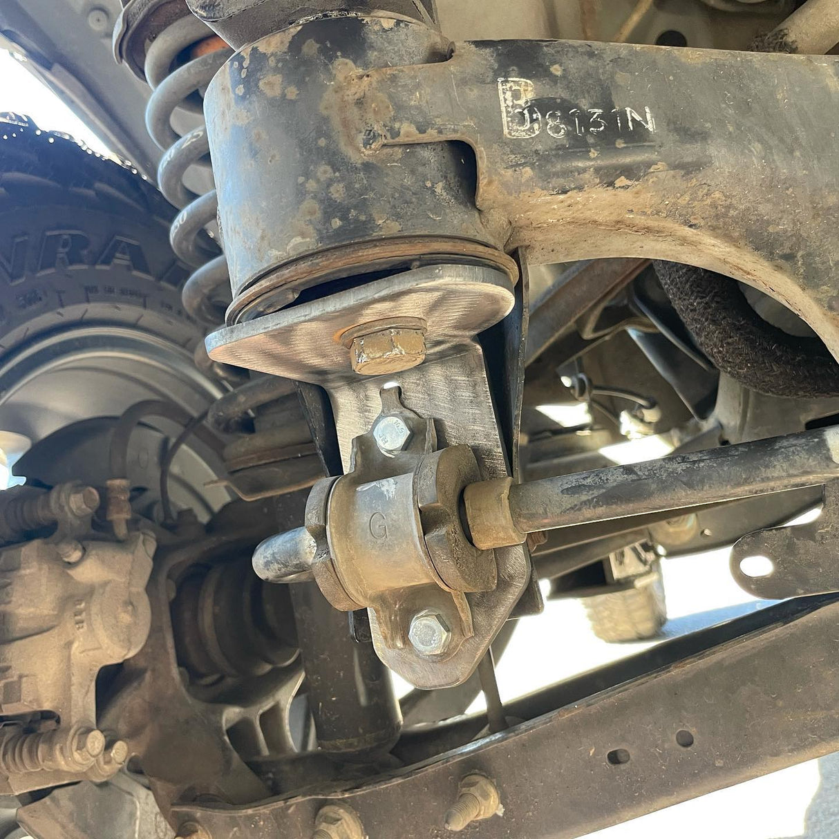 Rear Sway Bar Reinforcement Brackets