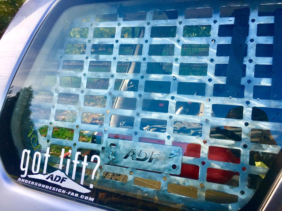 MOLLE Storage Racks 2003-2008 Subaru Forester - Anderson Design & Fabrication