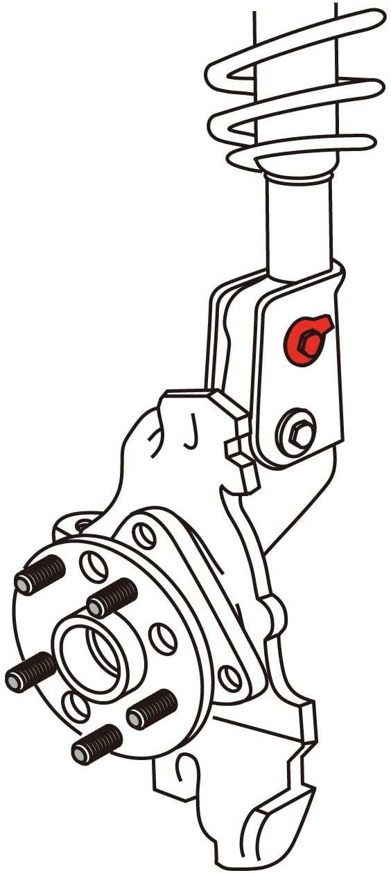 SPC EZ Camber Alignment Bolts (17MM x 2)