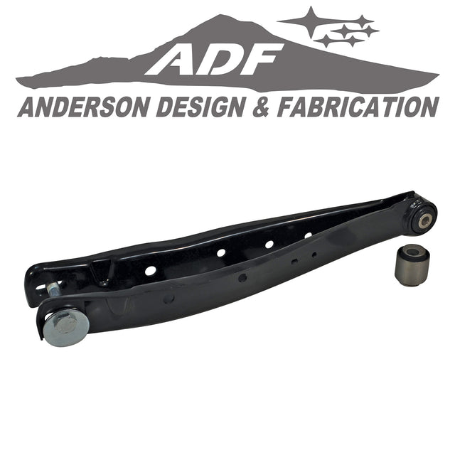 This hi-strength adjustable lower rear camber arm provides +/- 2.0 degrees of change for the popular BRZ, FR-S, WRX and Impreza. Get the ultimate in performance and handling with this stamped arm featuring our new xAxis(TM) Sealed Flex Joint which performs like a pillow joint but lasts like an OE joint.