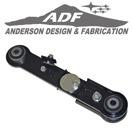 Replace the factory non-adjustable rear lower control arm with this adjustable arm to dial in ±2.0° of rear camber change on many popular Subaru models. This remove and replace arm includes rubber bushings to match chassis design parameters and OE levels of noise, vibration, and harshness. SPC's control arm kit also includes a sensor bracket (if needed - not pictured).