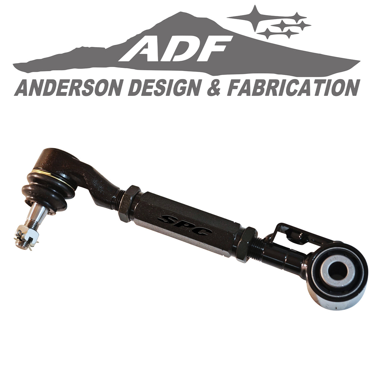 The Subaru Adjustable Rear Toe EZ Arm provides maximum toe change required due to camber changes. The toe arm incorporates an integrated OE style ball joint and is easily adjusted for positive or negative toe.
