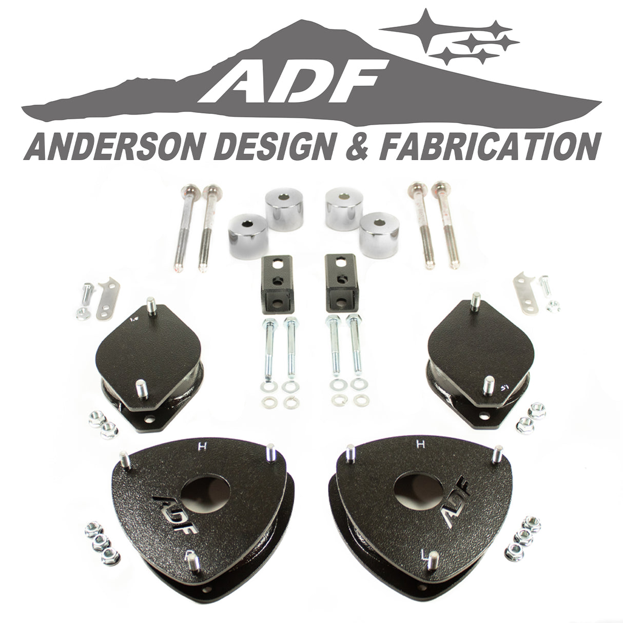 2008-2014 Subaru Impreza WRX/STI 1.5" Strut Spacers W/ Multi Link Spacers