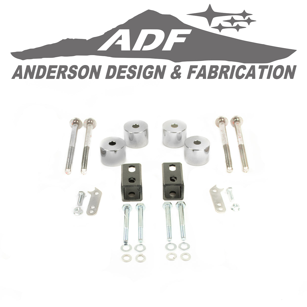 Legacy subframe multi link spacers lift kit