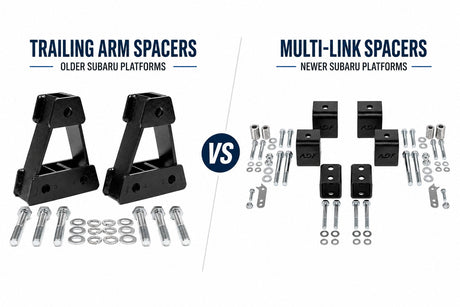 Subaru Trailing Arm Spacers vs. Multi-Link Spacers: What's the Difference?