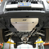 ADF compact aluminum engine skid plate with oil drain access plate for the 2026+ Subaru Outback Wilderness