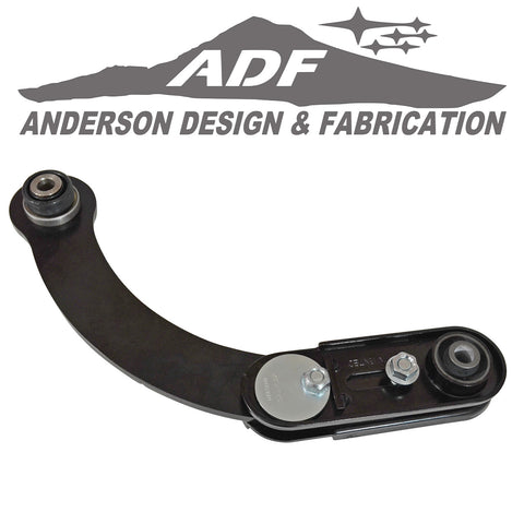 Replace the non-adjustable rear upper control arm with this adjustable arm to dial in ±2.0° of rear camber on the Dodge Caliber / Jeep Compass and Patriot. This remove and replace arm includes an OE style xAxis™ ball joint and bonded rubber bushing to match chassis design parameters and OE ride quality.