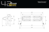 Diode Dynamics Stage Series 42" Amber Light Bar